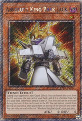 Absolute King Back Jack - RA04-EN244 - (Platinum Secret Rare) - 1st Edition